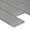 Msi Oyster Gray Subway 11.81" X 11.81" Glass Mesh-Mounted Mosaic Tile, 10PK ZOR-MD-0484 - alternate 2